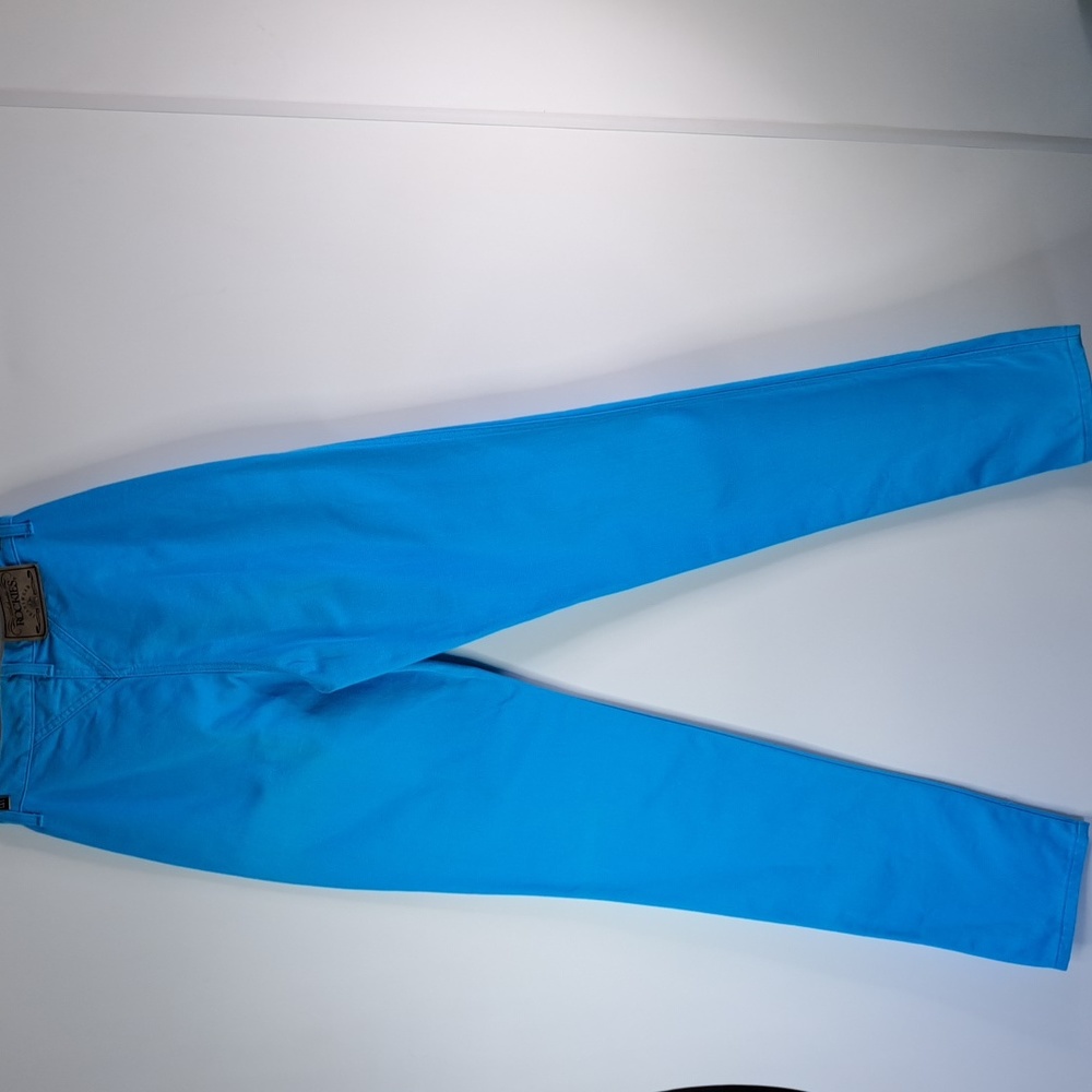 Rockies Robin Egg Blue High-Rise Western Jeans Waist 26" Inseam 37 - Picture 7 of 16